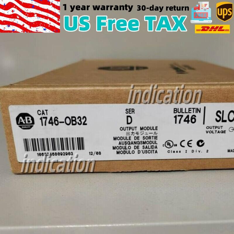New Sealed AB 1746-OB32 SER D SLC 500 PLC Output Module 1746OB32