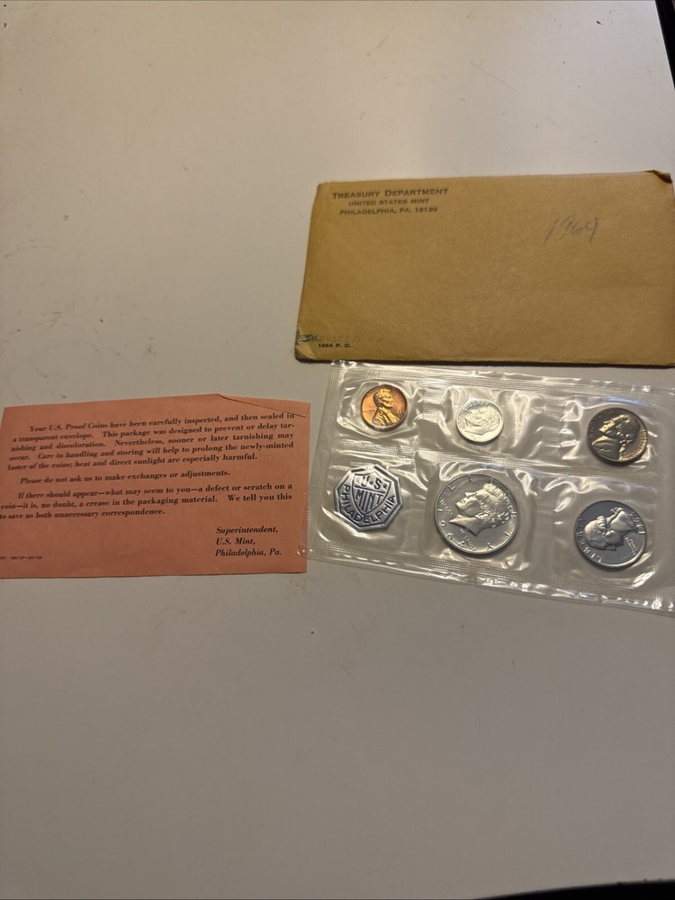 1964 Proof Set Flat Pack