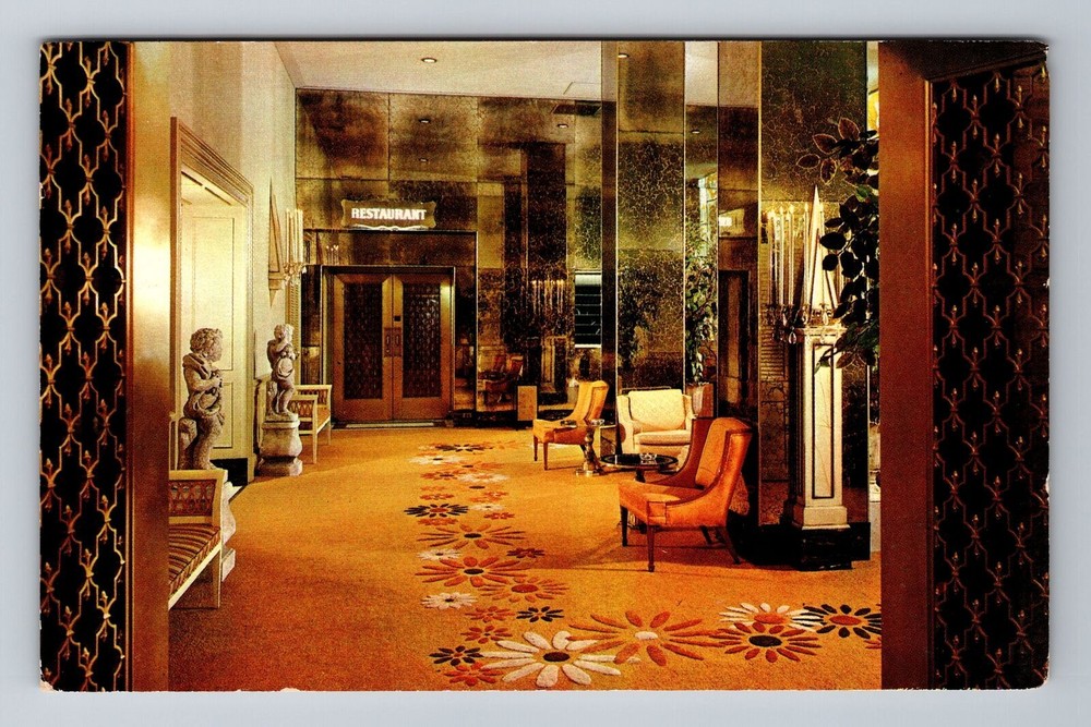 New York City NY, Hotel Beverly, Souvenir, Vintage Postcard
