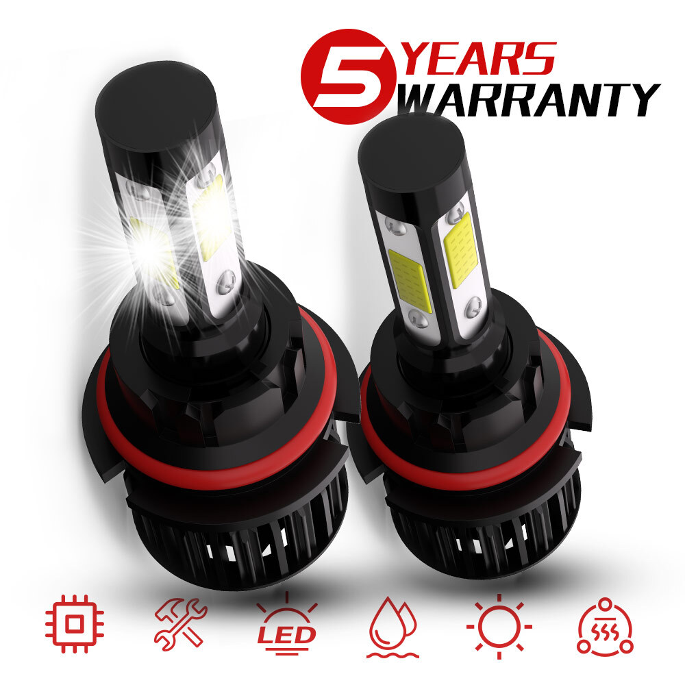 9007 Truck LED Headlight Bulb For 1998-1999 Volvo VN 2000-2003 VNL 2000-2017 VNM