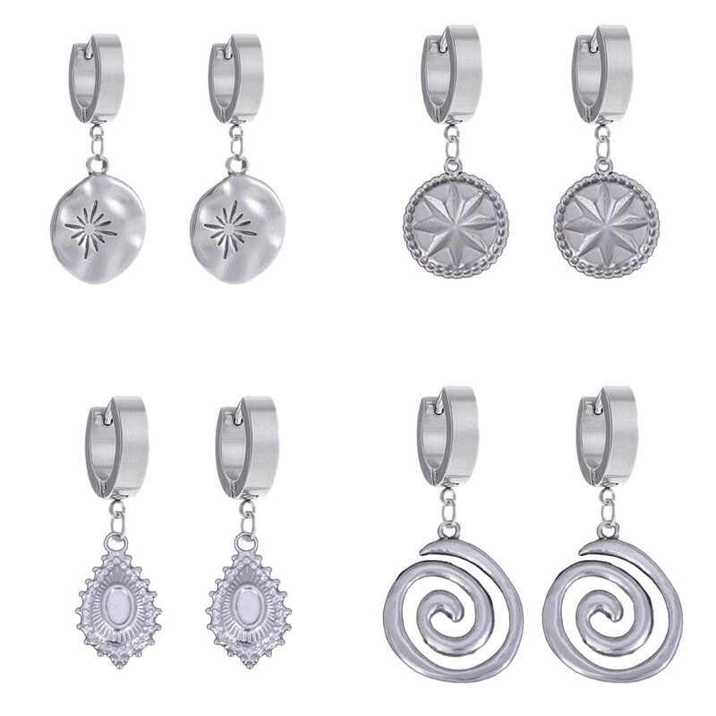 Trendy Personalized Pendant Ear Clips Perfect for Daily Wear Parties and Gatherings