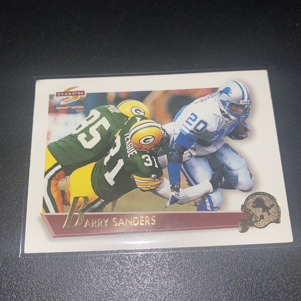 1995 Score Summit Pinnacle #110 Barry Sanders Detroit Lions