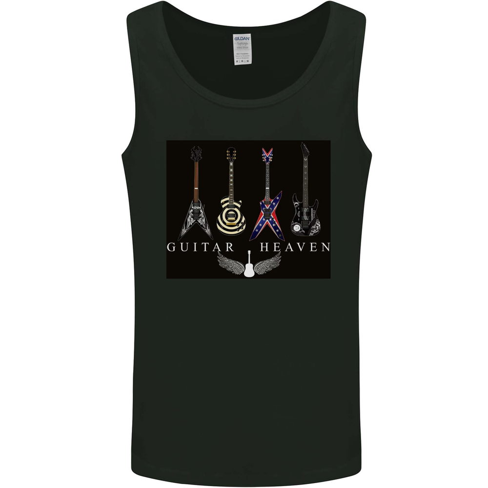 Guitar Heaven Guitarist Electric Acoustic Mens Vest Tank Top