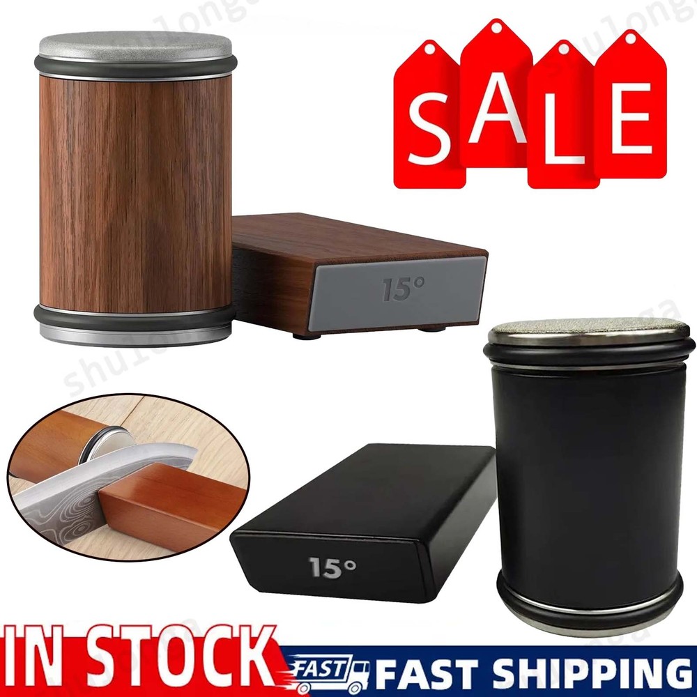 Rolling Knife Sharpener for Kitchen Knives with Easy Rolling Design