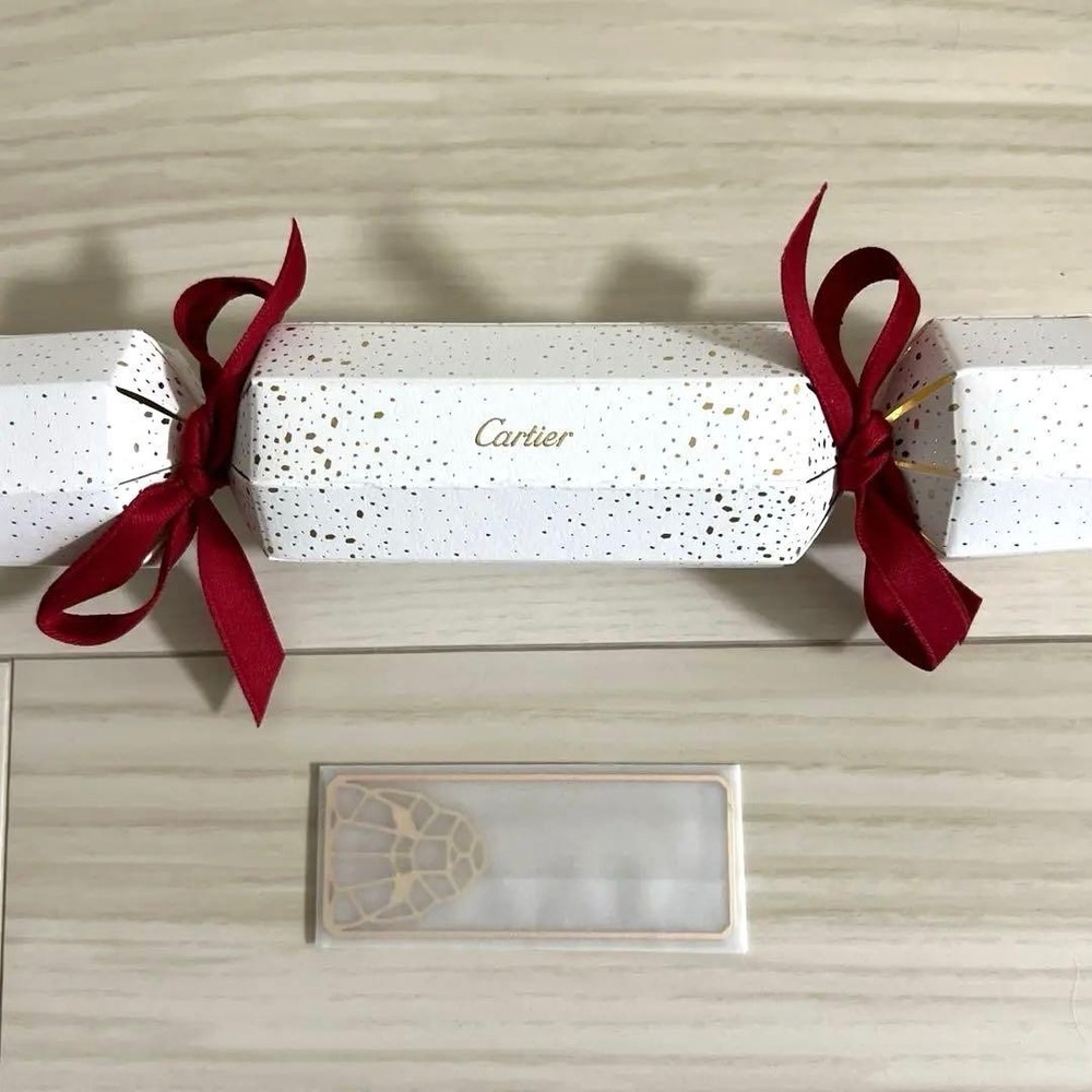 Cartier Gold Bookmark PANTHERE Design 8 cm VIP Gift Item Rare Authentic New