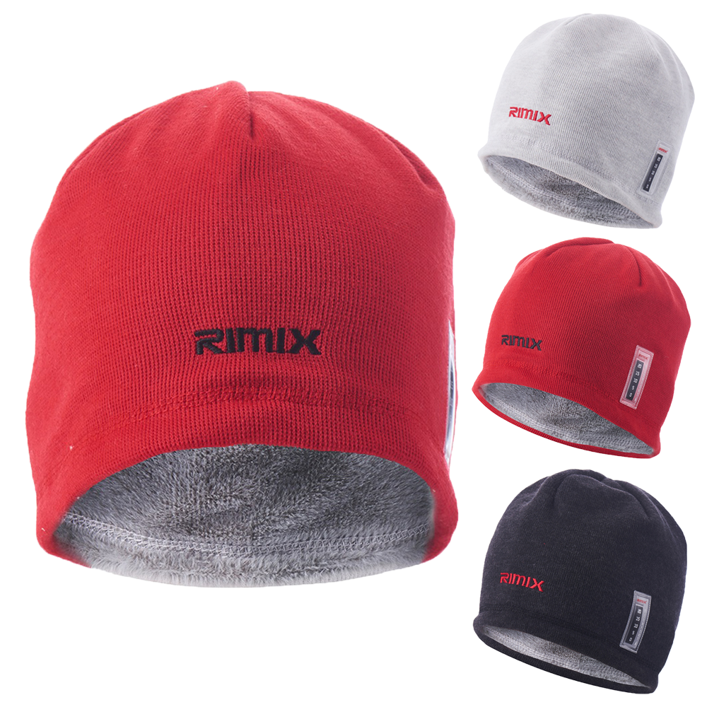 Winter Fleece Skull Cap Beanie for Skiing Cycling - Windproof Thermal Hat