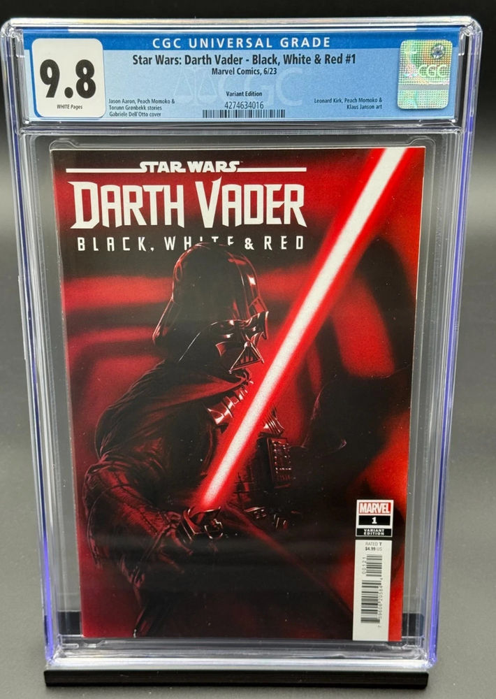 Star Wars Darth Vader Black White & Red #1 CGC 9.8 (2023) - Dell'Otto