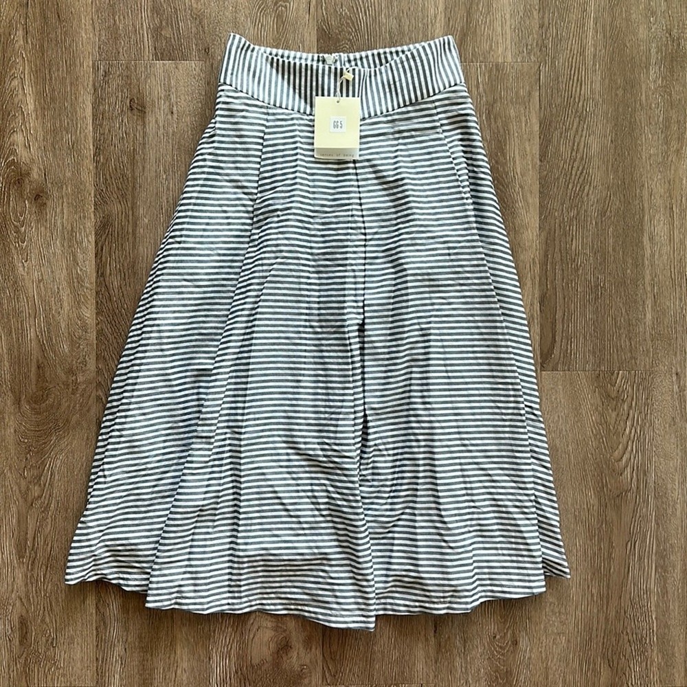 GG 5 Striped Midi Skirt NWT Fashion Summer Style