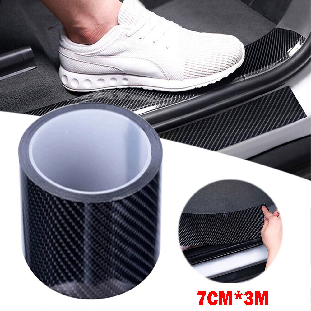 10ft Car Door Sill Protector Anti-Scratch Bumper Strip Plate Guard Film