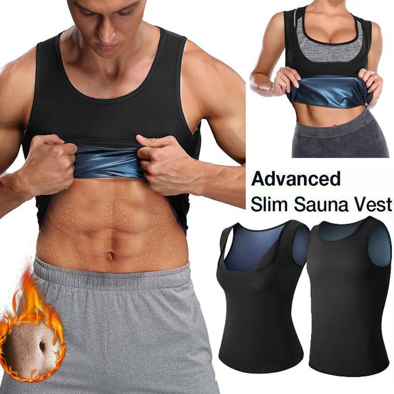 Premium Sauna Slimming Vest for Women & Men – Workout Weight Loss Tank Top