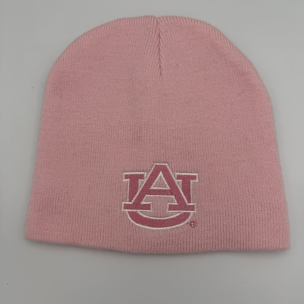Auburn Tigers Pink Knit Winter Beanie One Size NCAA Womens