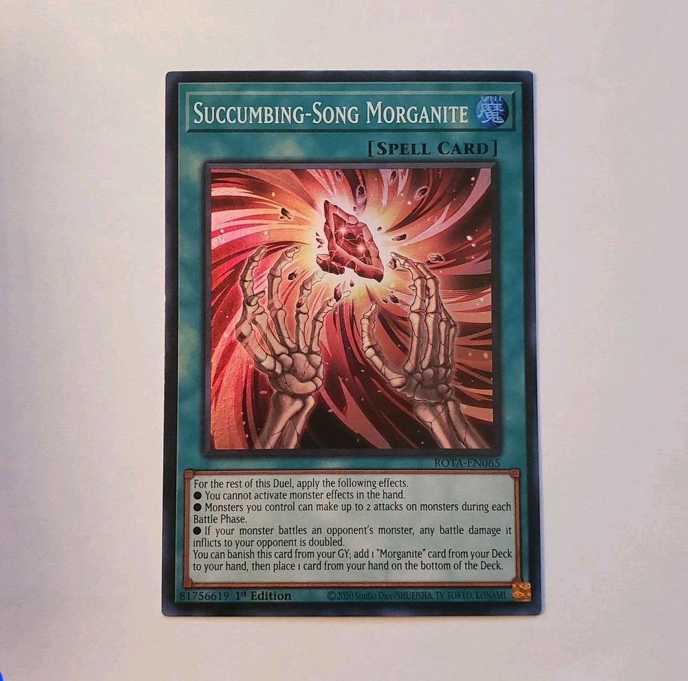 Morganite Succumbing-Song ROTA-EN065 Rage of the Abyss 1st Ed NM