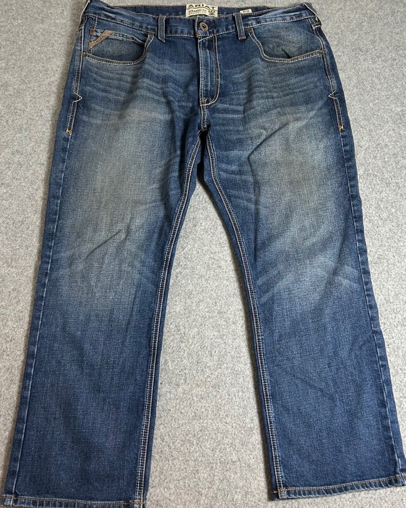 Ariat Madera M5 Straight Fit Jeans Men's 38x30 Light Wash