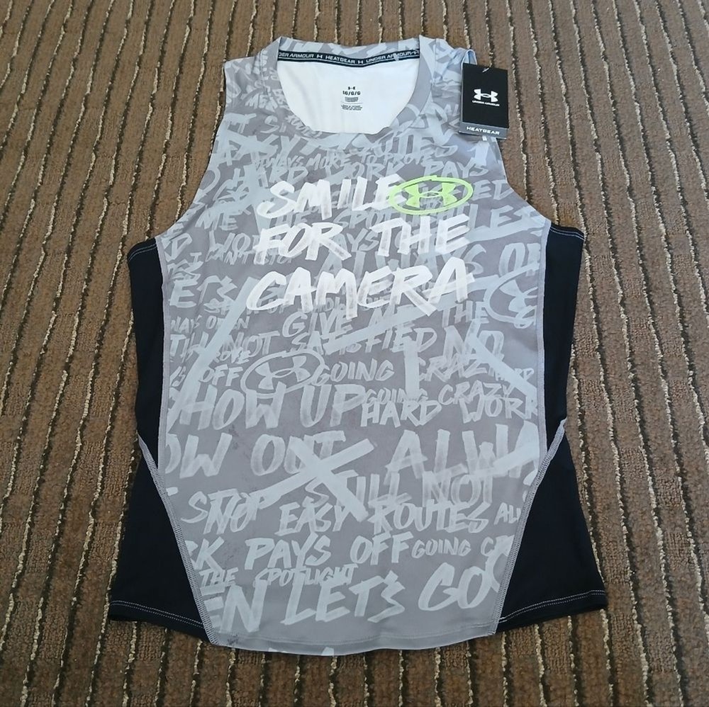 Under Armour HeatGear Compression Alter Ego Tank Top Men's Size Large (NWT) Run