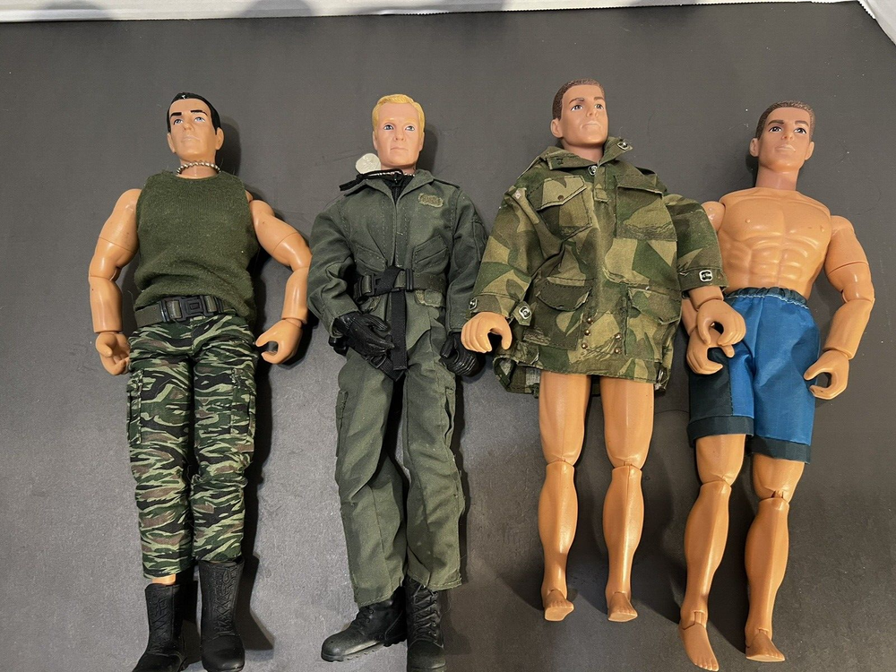 M&C Power Team Peacekeepers Action Figures Lot Of 4 incomplete READ