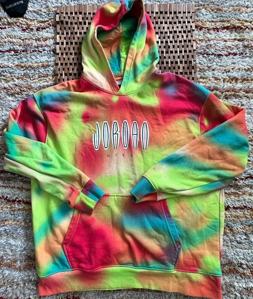 Nike Air Jordan Flight MVP Tie Dye Pullover Hoodie Hoody Men's Size XL