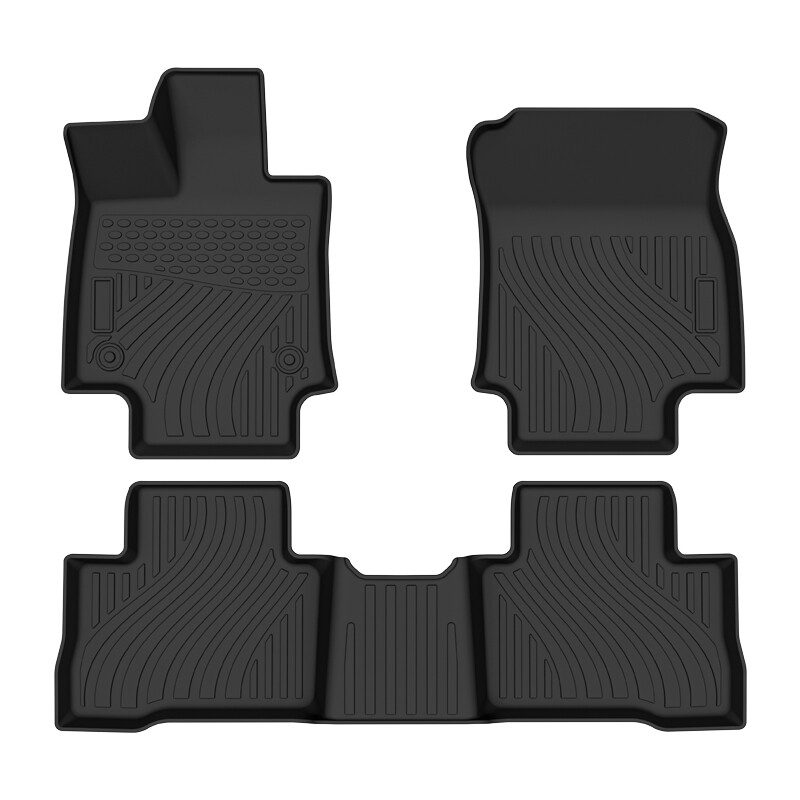 Heavy Duty TPO Floor Mats Liner for 2019-2023 Toyota RAV4 Front and Second Row Seats