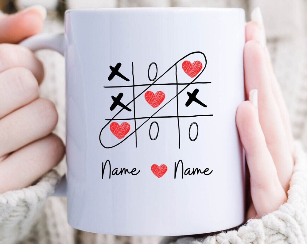 Personalised Name Valentines Day Gift Mug Anniversary To My Girlfriend Boyfriend