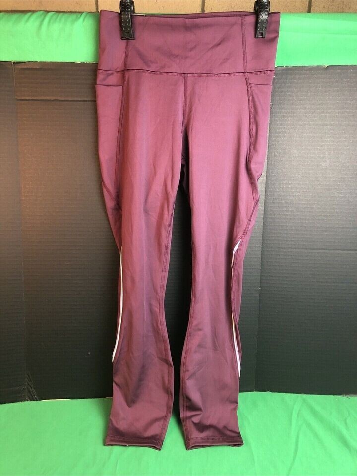 Members Mark Burgundy Large Workout Leggings for Women-image