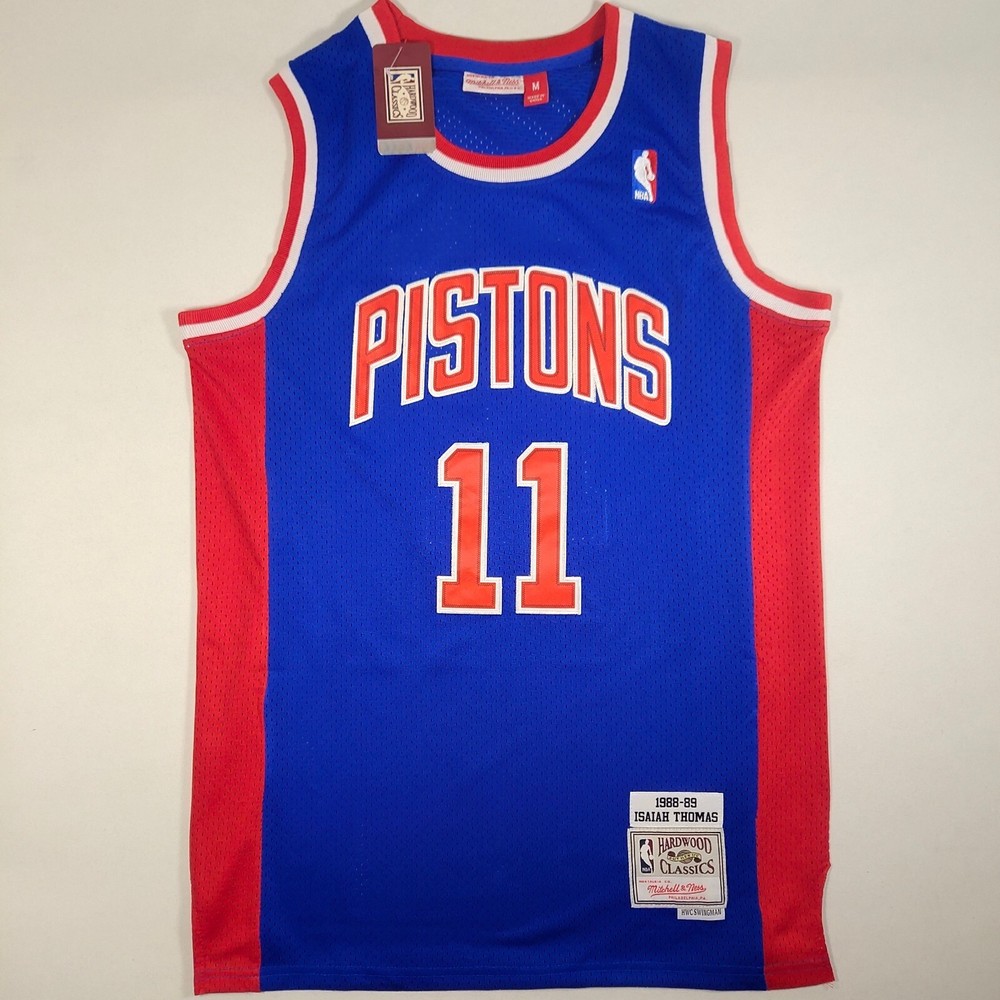 Isiah Thomas #11 Embroidered Jersey, New with Tags, Blue Size: S-2XL