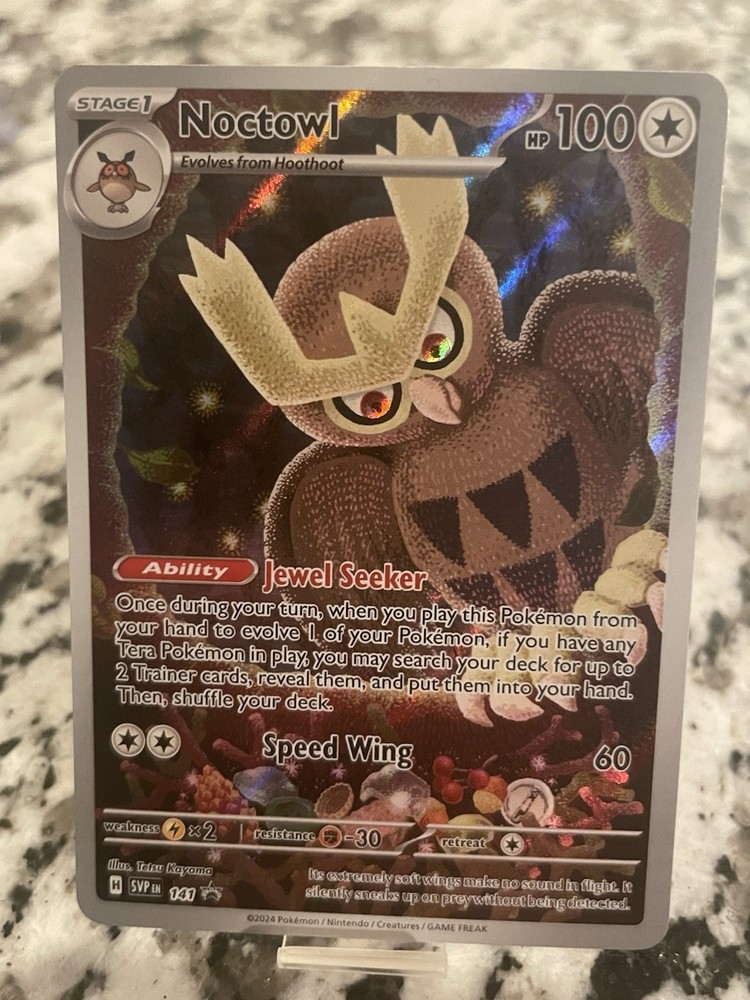 Noctowl 141 SV Scarlet & Violet Holo Promo Card - NM/M