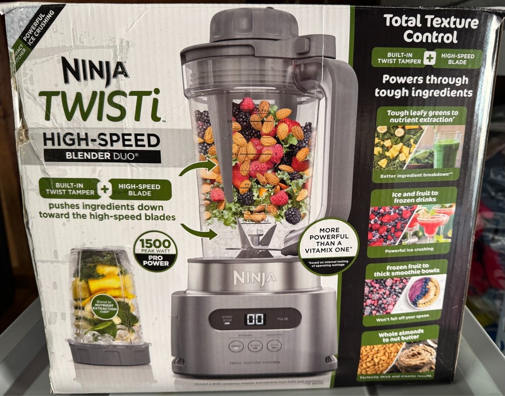 Ninja TWISTi Blender DUO High-Speed Smoothie Maker *Model SS150*