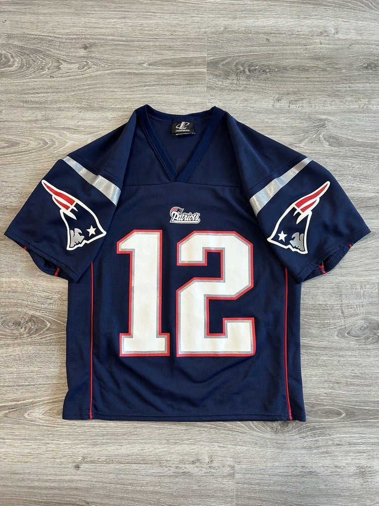Vintage Y2K New England Patriots Tom Brady Jersey Logo Athletic Men’s M