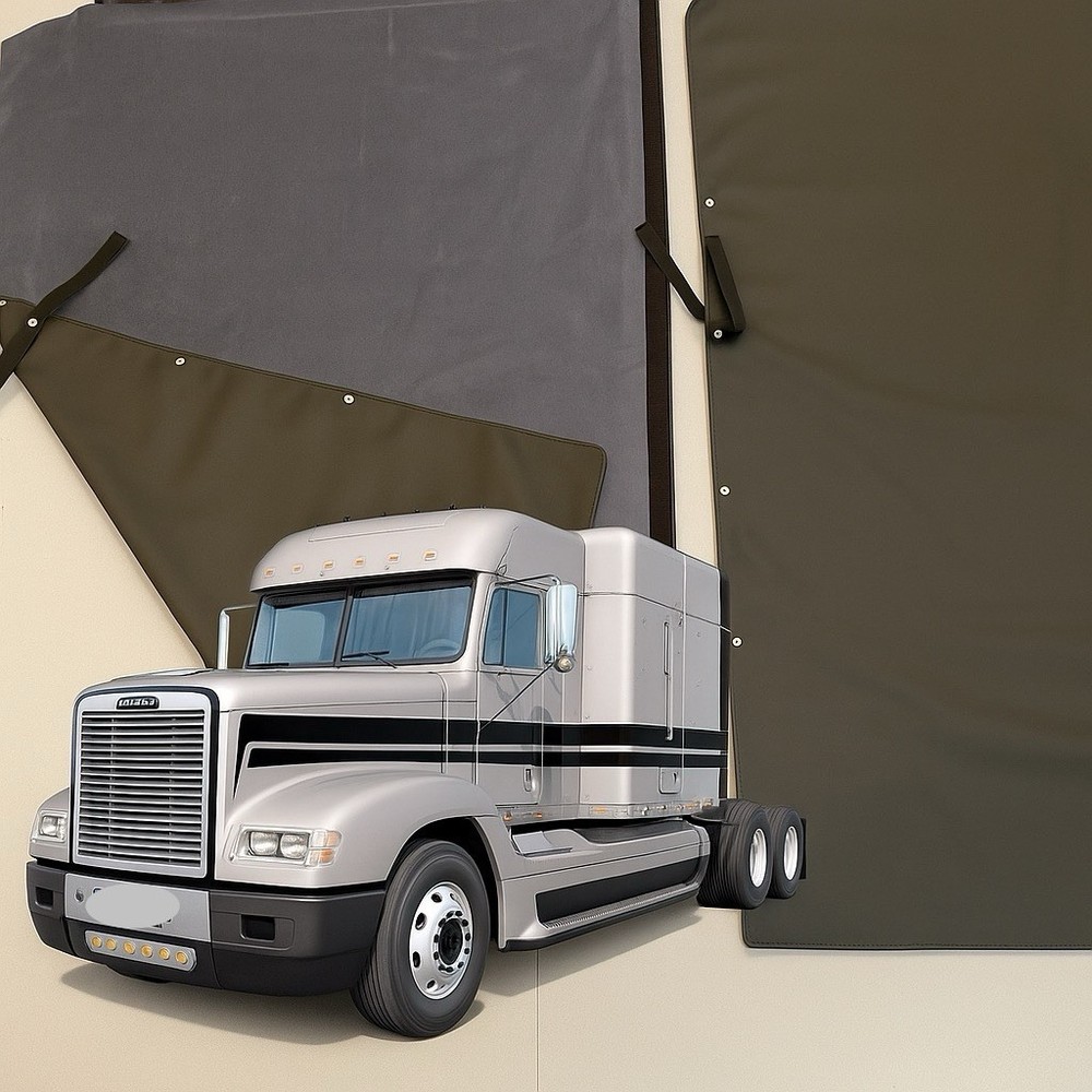 Freightliner FLD Middle Roof! Sleeper Curtains. New. Hangers Included