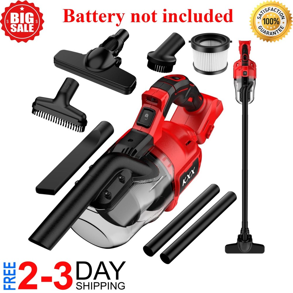 Cordless Vacuum for Milwaukee M18 Battery, 5 in 1 Handheld Electric Vacuum Cl...