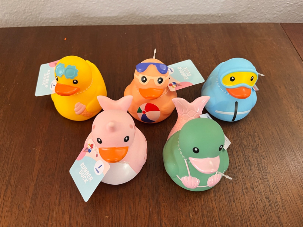 Target Bullseye Playground 2025 Summer Rubber Duck Set of 5