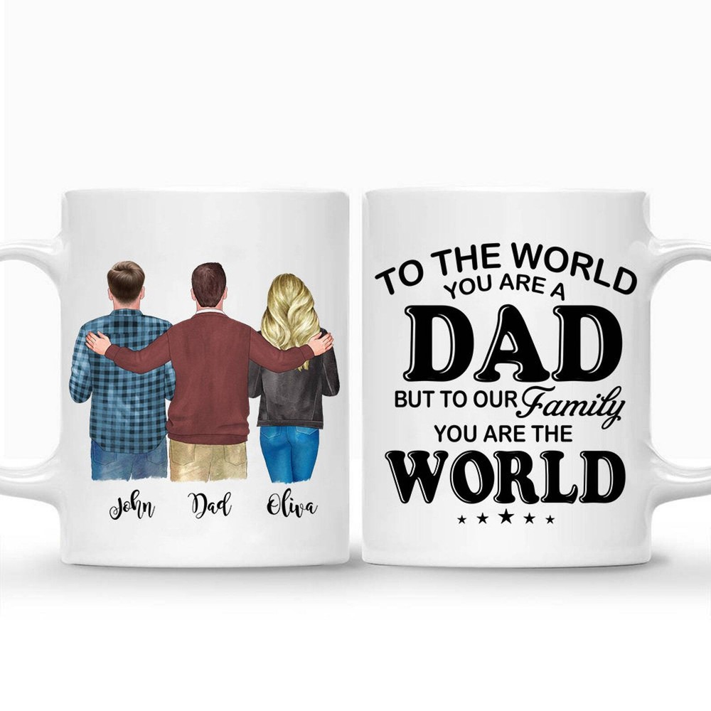 Custom Mug For Dad Personalized Gift For Dad Fathers Day Gift From Daughter