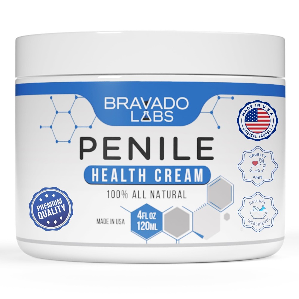Premium Penile Health Creme - 100% Natural Penile Cream Lotion For Men's Inti...