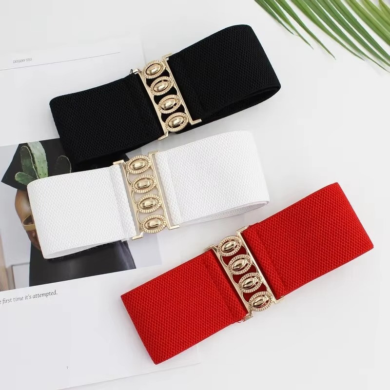 Womens Fashion Elastic Cinch Belt 3