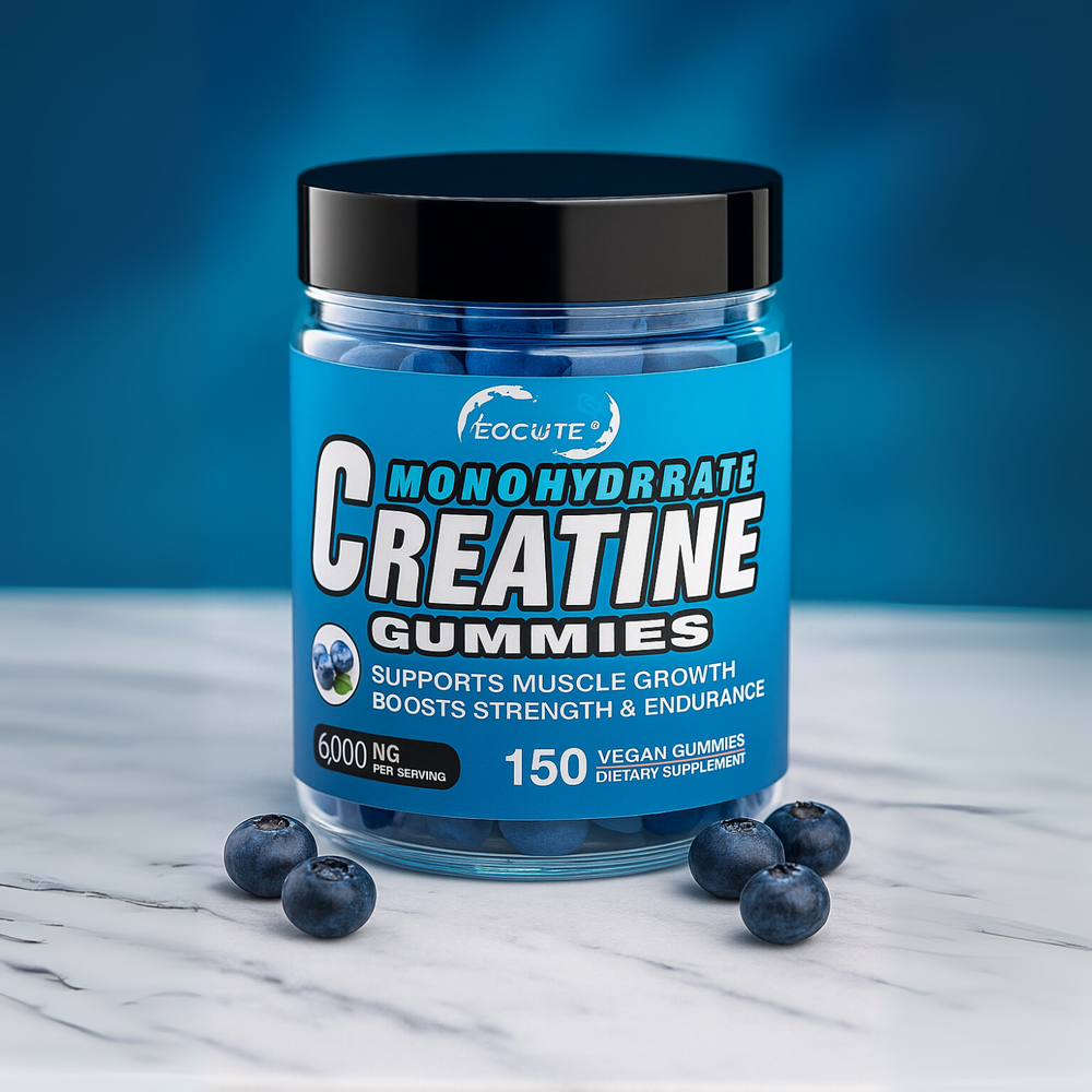 Creatine Monohydrate Gummies - 150 Gummies - 6000mg - Muscle Strength and Energy