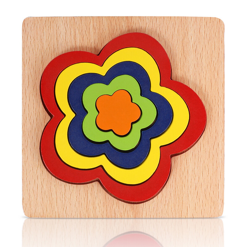 Interactive Wooden Puzzle Learning Toys for Toddlers Ages 2-5