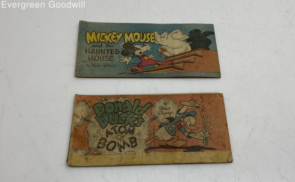 2pc Golden Age Cheerios Walt Disney Mini Comic Books Cereal Premiums (1947)