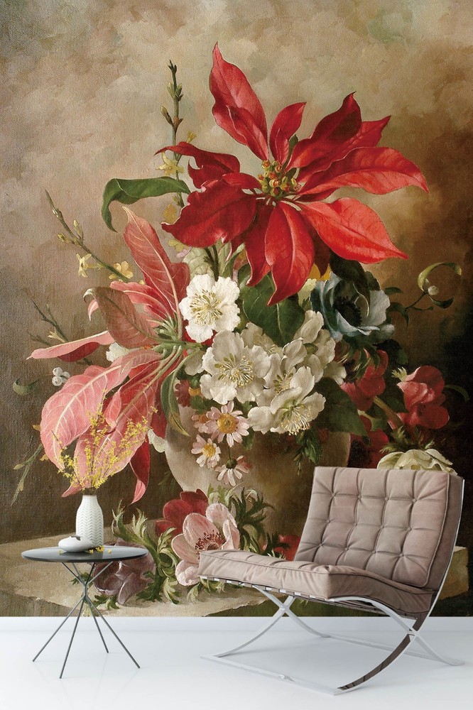 3D Flowers Still Life Oil Painting Wall Murals Wallpaper Murals Wall Sticker 116