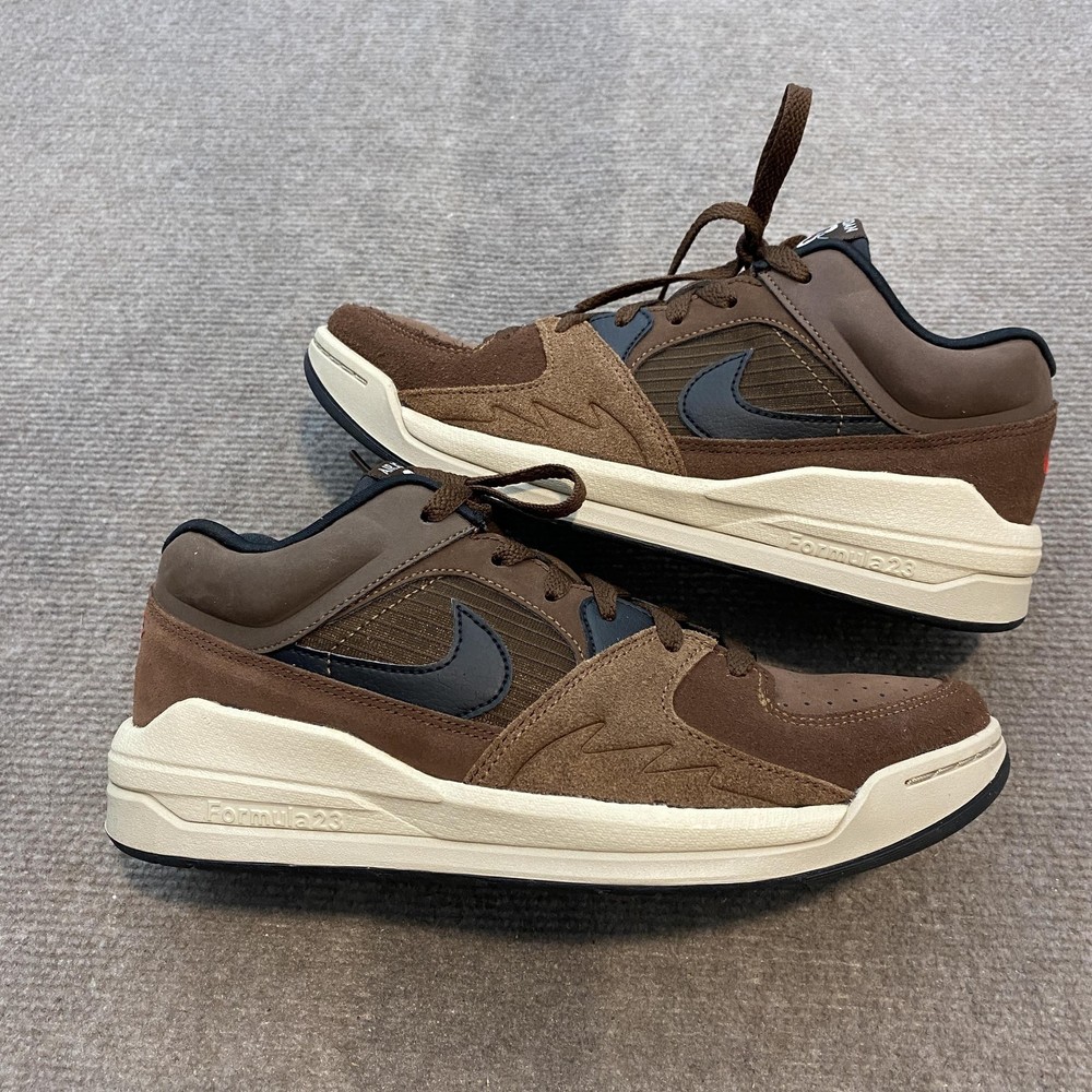 Jordan Stadium 90 Shoes Mens Size 8 Brown Suede Athletic Sneakers DX4397-200