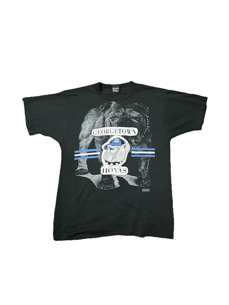 Vintage 80s Single Stitch Screen Stars Georgetown Hoyas Graphic T-Shirt