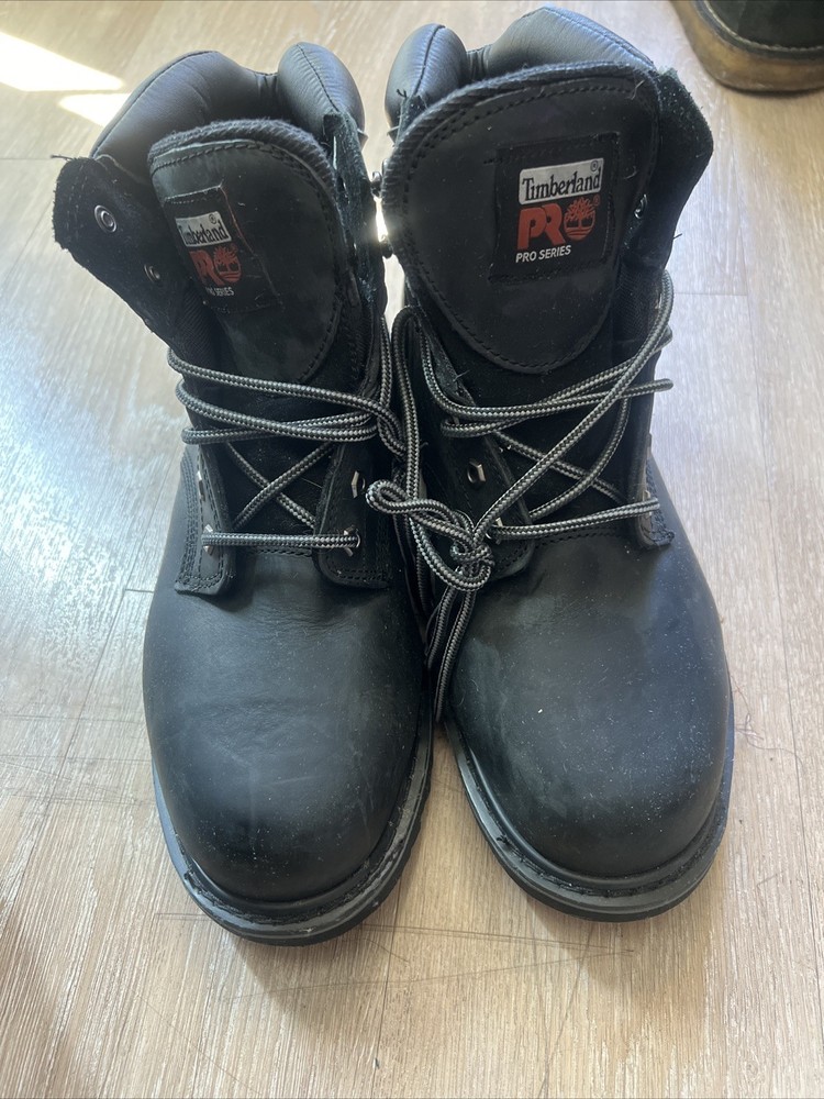 Timberland PRO men's 6-inch steel toe work boots size 11.5 US  
