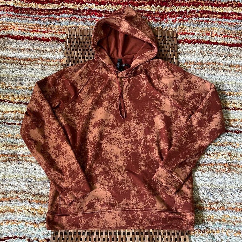 Lululemon City Sweat Fall Camo Pullover Performance Hoodie Sweatshirt Large L