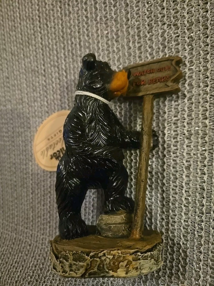 Wilcor 5-Inch Collectible Willie Bear Reading Sign Gift