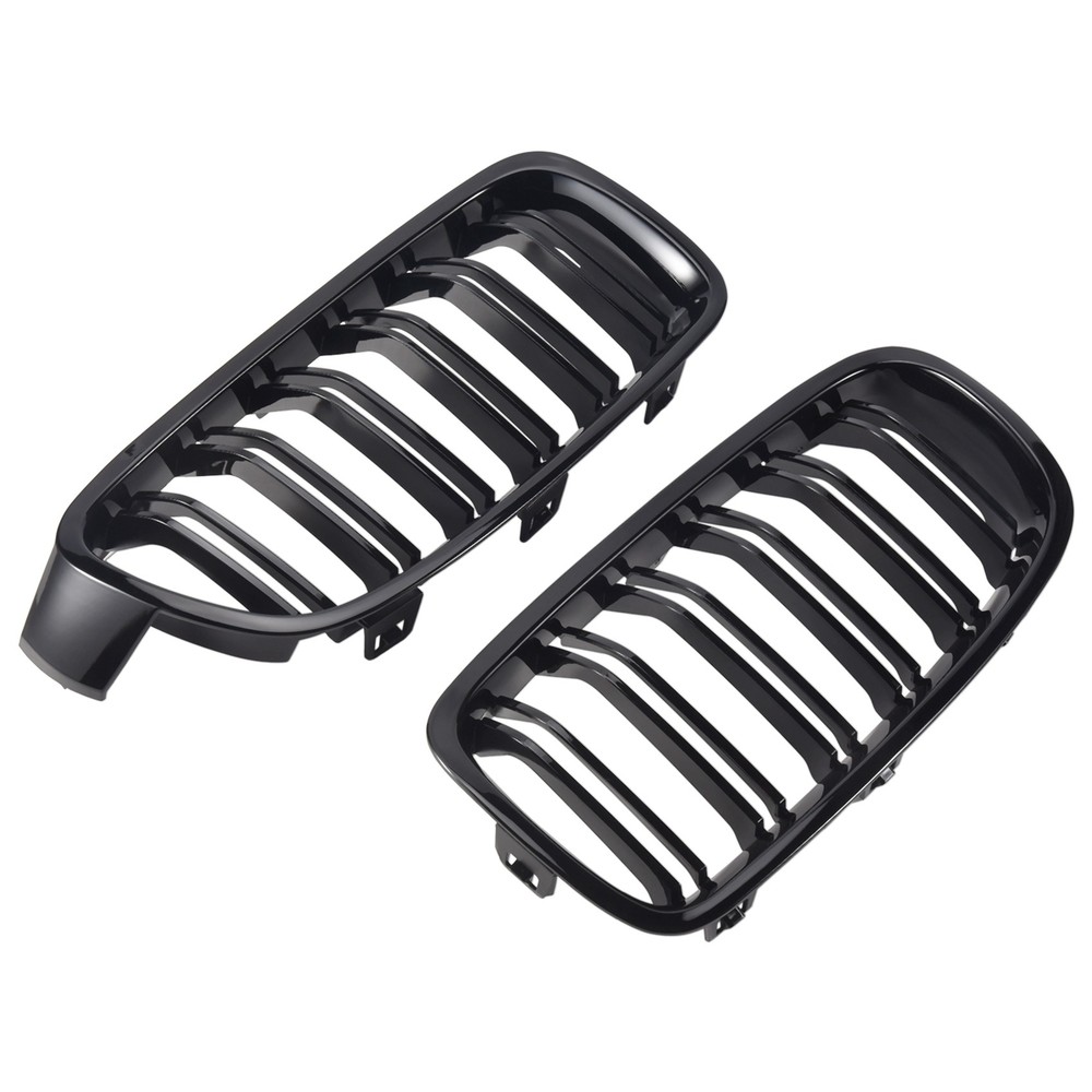 Gl?Nzend Black Car Front Kidney Grille Grille F��R-3 Series F30 F31 F35 5425