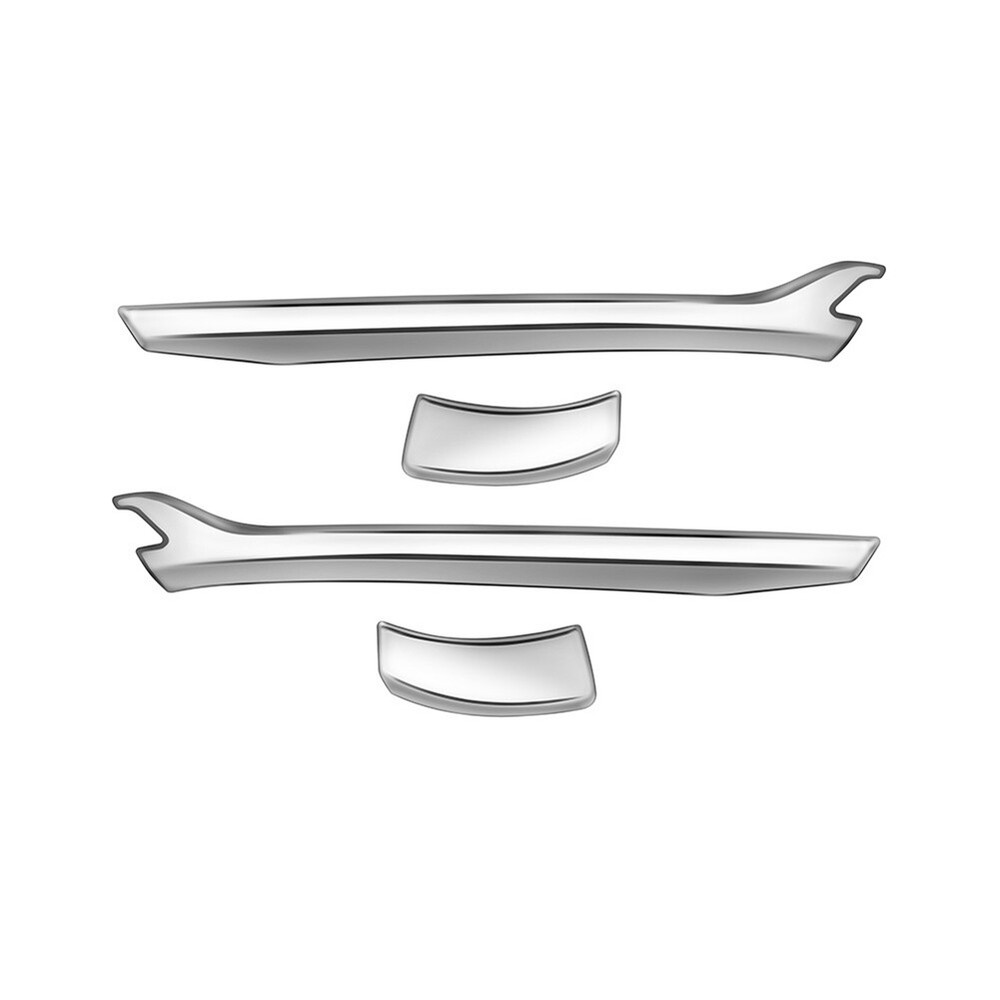 Car Bright Silver Rearview  Decorative Stickers for  -60 2022 2023 Car4904