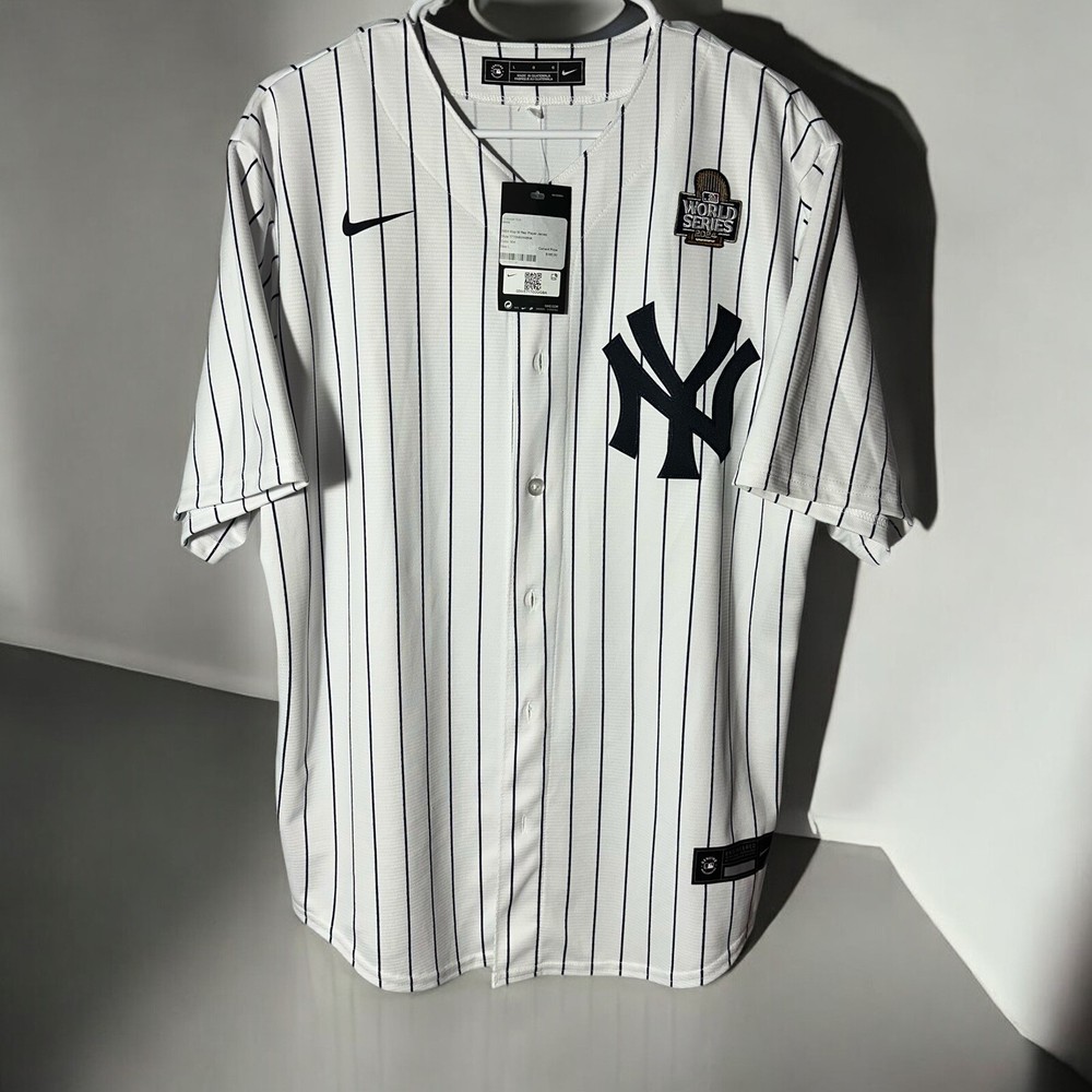 Size L - Nike Authentic New York Yankees Juan Soto #22 World Series 2024 Jersey