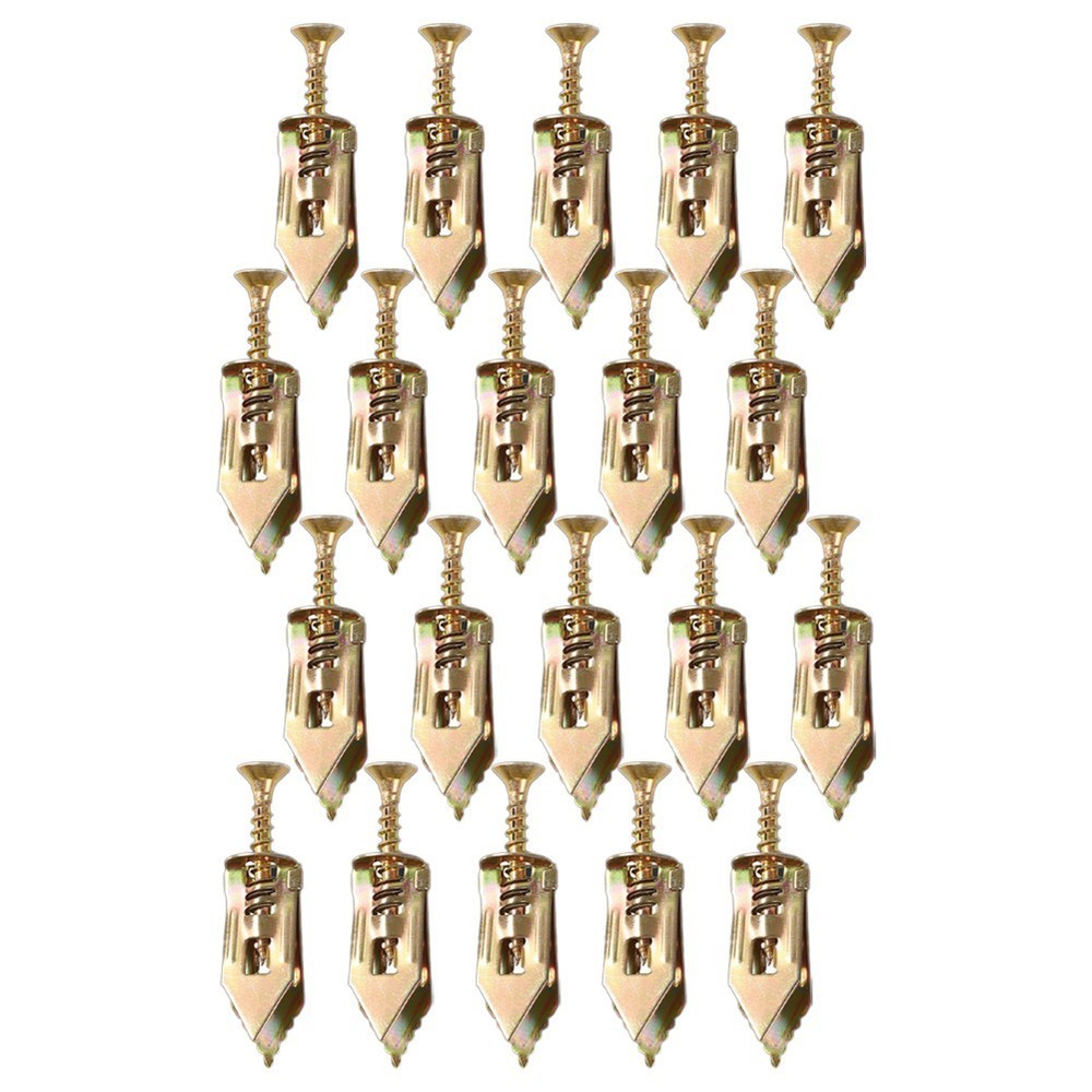 Expansion Screws Set 20PCS for Easy Installation in Drywall and Gypsum