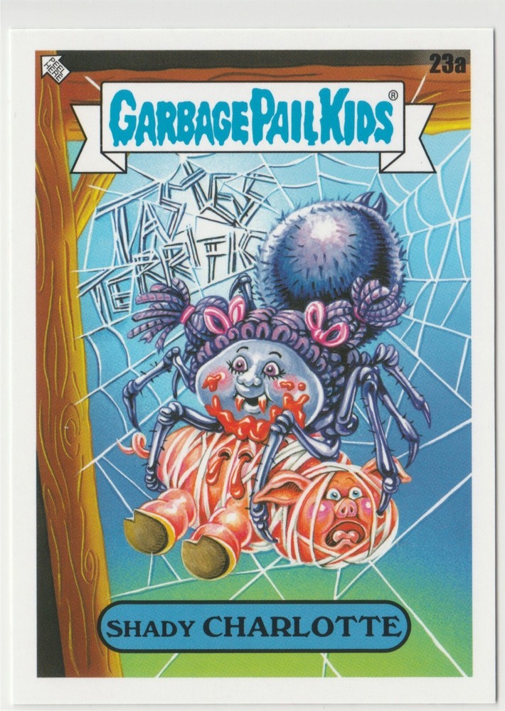 Shady Charlotte #23a Garbage Pail Kids GPK 2022 Book Worms Trading Card