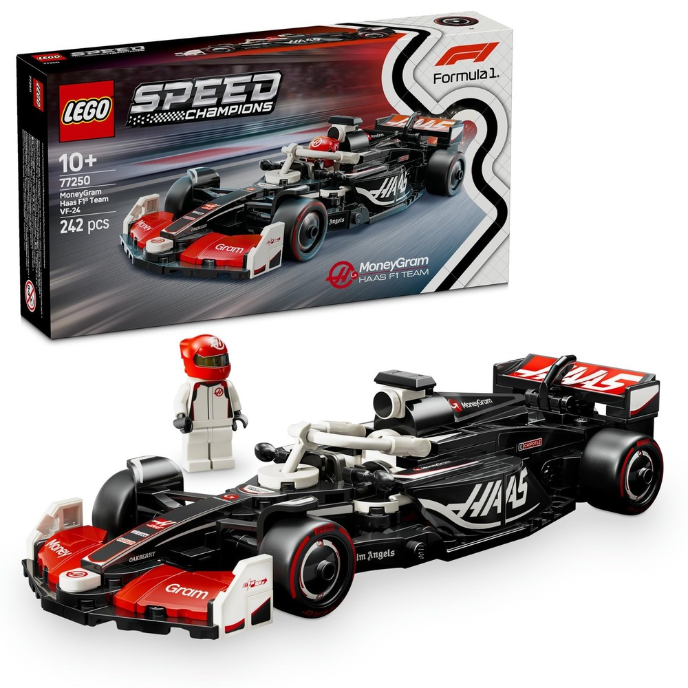 LEGO Speed Champions MoneyGram Haas F1(R) Team VF-24 Race Car 77250