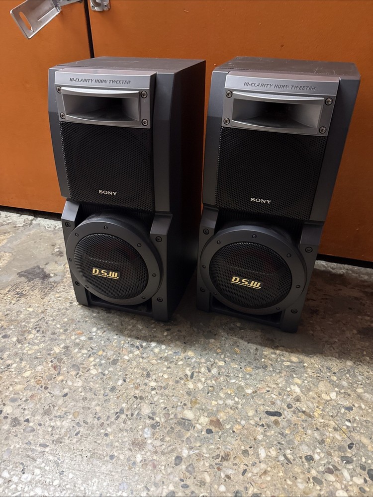 Sony DSW Super Woofer Integrated 3-way Speaker System SS-LX90AV Matching Pair