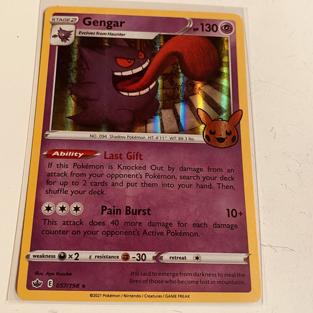 Gengar Rare Holographic 057/198 Pokémon TCG Card